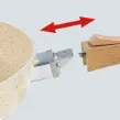 دسته قابل جدا شدن ماهی تابه گرانیتی 