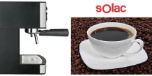 نمایی جانبی اسپرسوساز و کاپوچینوساز Solac CE4480
