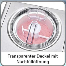 درپوش شفاف بستنی ساز کمپرسوردار 