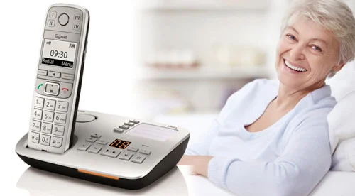  تلفن دو گوشی منشی دار گیگاست زیمنس آلمان siemens gigaset