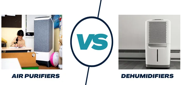 فرق رطوبت گیر و تصفیه هوا